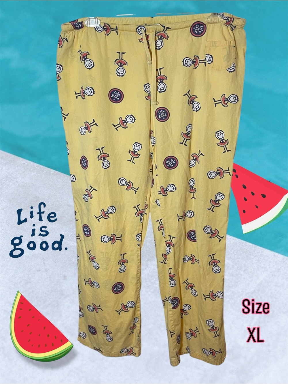 Life is Good "Watermelon Jake" Lounge Pants Size - Women's XL